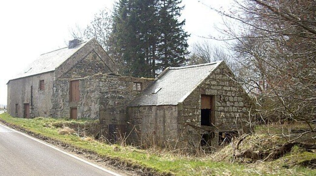 Mill of Noth Between A97 and the Burn of Easaiche.