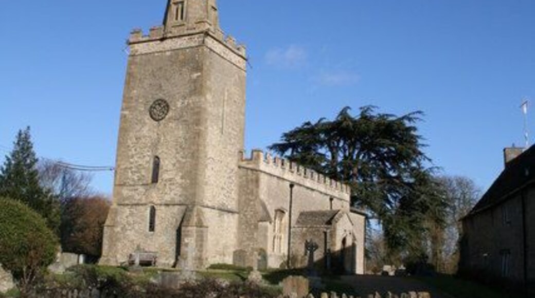 Church of England parish church of St Faith, Shellingford, Oxfordshire (formerly Berkshire): view from the southwest