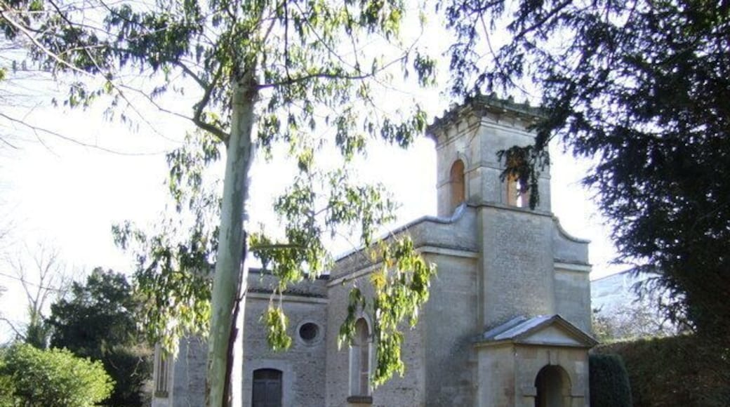 Church of England parish church of All Saints, Pusey, Oxfordshire (formerly Berkshire). The church was built in about 1745-50 and the top of the tower may have been added in about 1840.