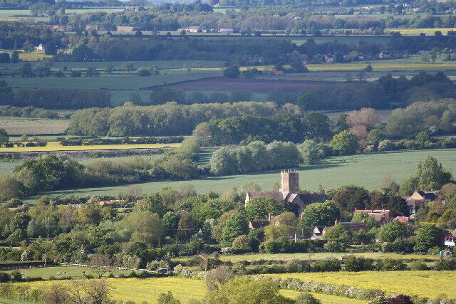 Uffington from the SW.