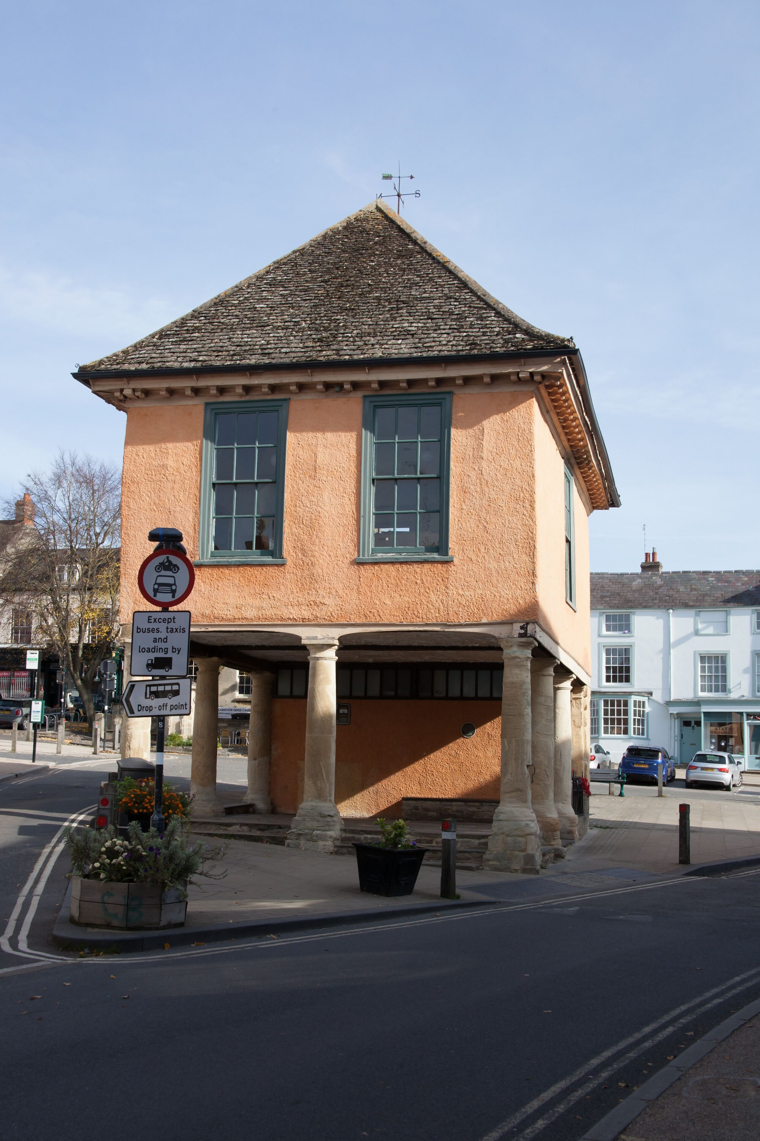 The Old Town Hall in Faringdon, Oxfordshire in the United Kingdom