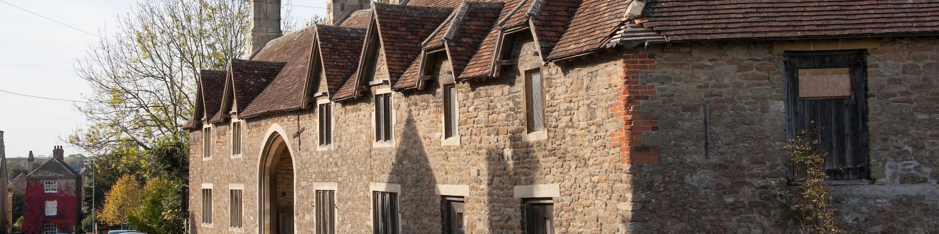 A row of houses in Faringdon, Oxfordshire in the United Kingdom