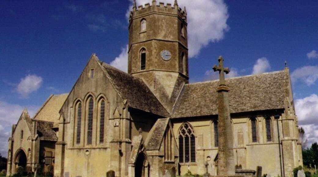St Mary's parish church, Uffington, Oxfordshire (formerly Berkshire), seen from the southeast