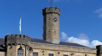Morrison's Clock Tower, Hillsborough Barracks Clock Tower on part of Hillsborough Barracks, now converted into a Morrison's Supermarket.