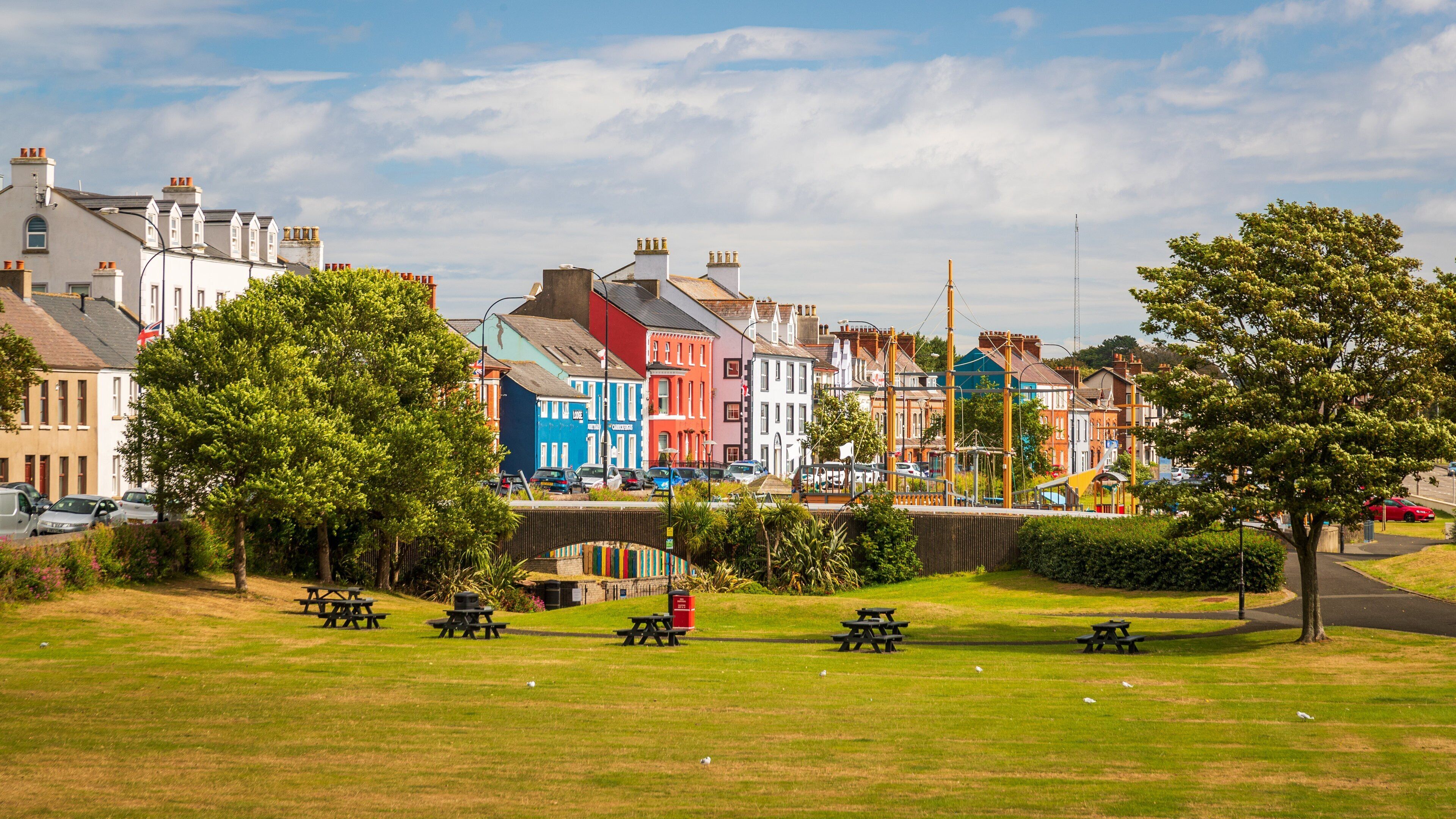 Carrickfergus featuring a garden