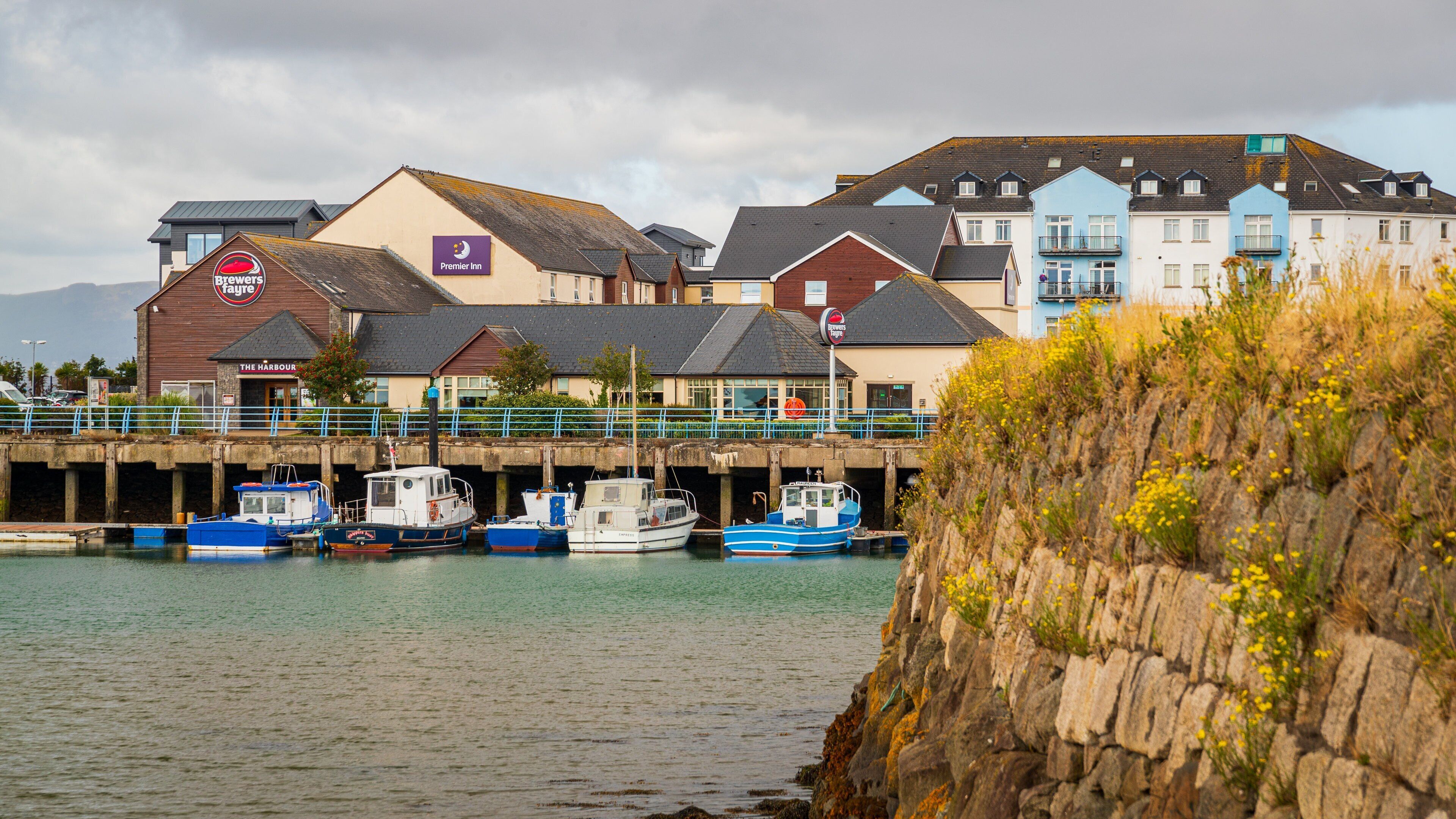 Carrickfergus showing a bay or harbor