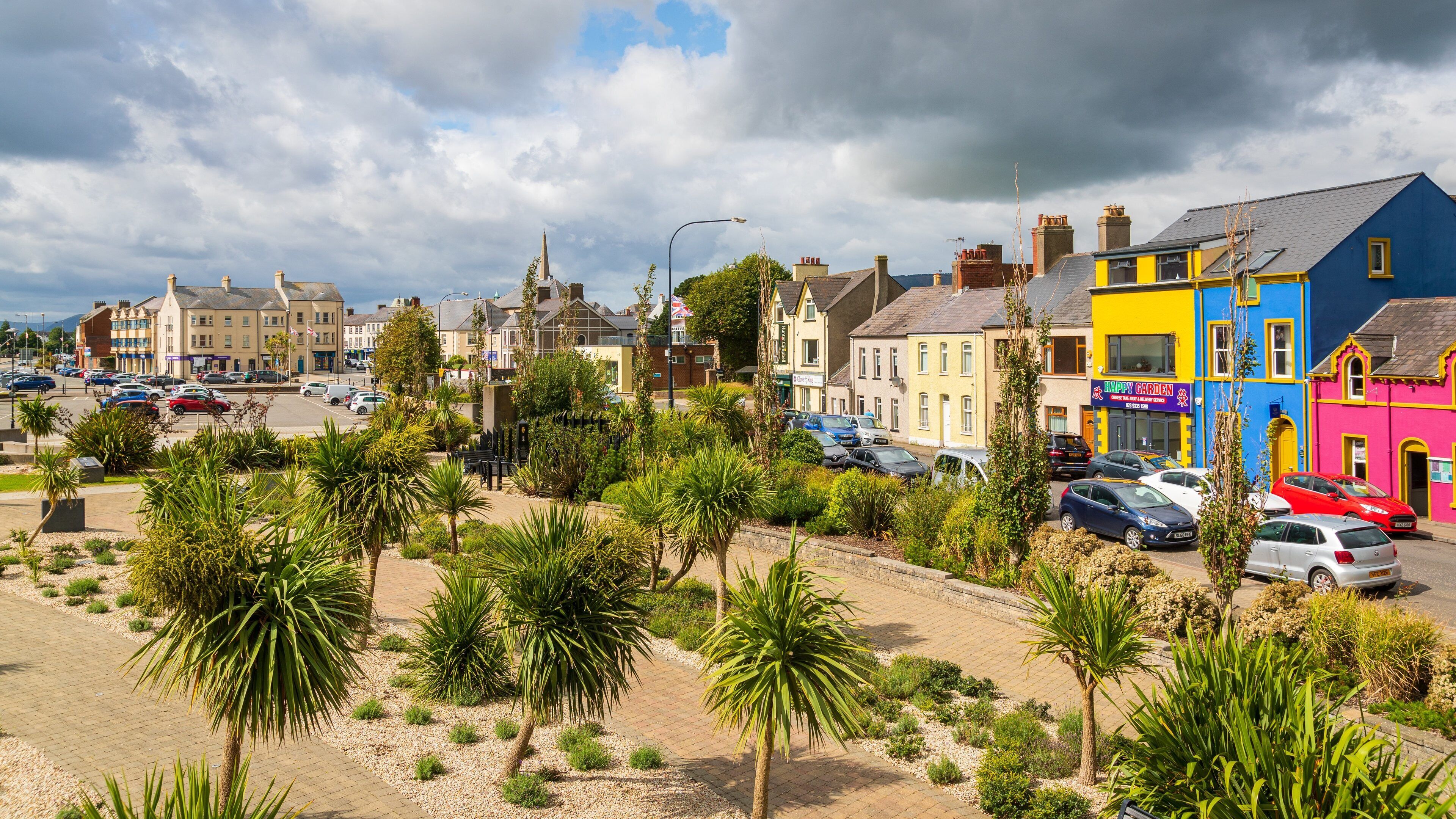 Carrickfergus which includes landscape views and a park