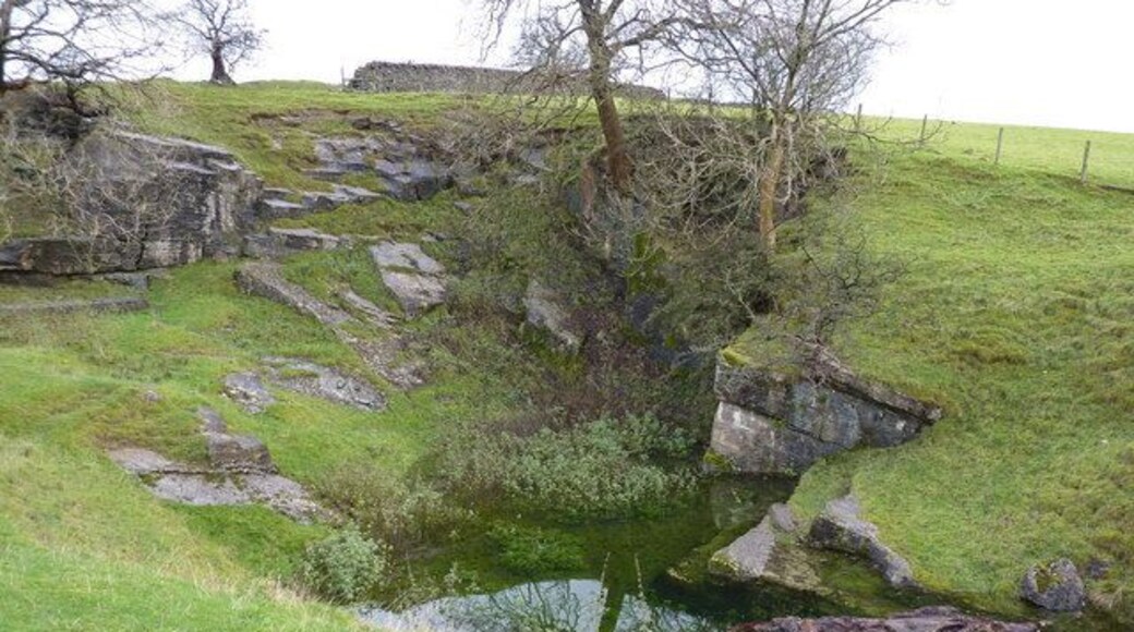 Pool and reflections A small spring nearby feeds this small pool in what may have been a quarry