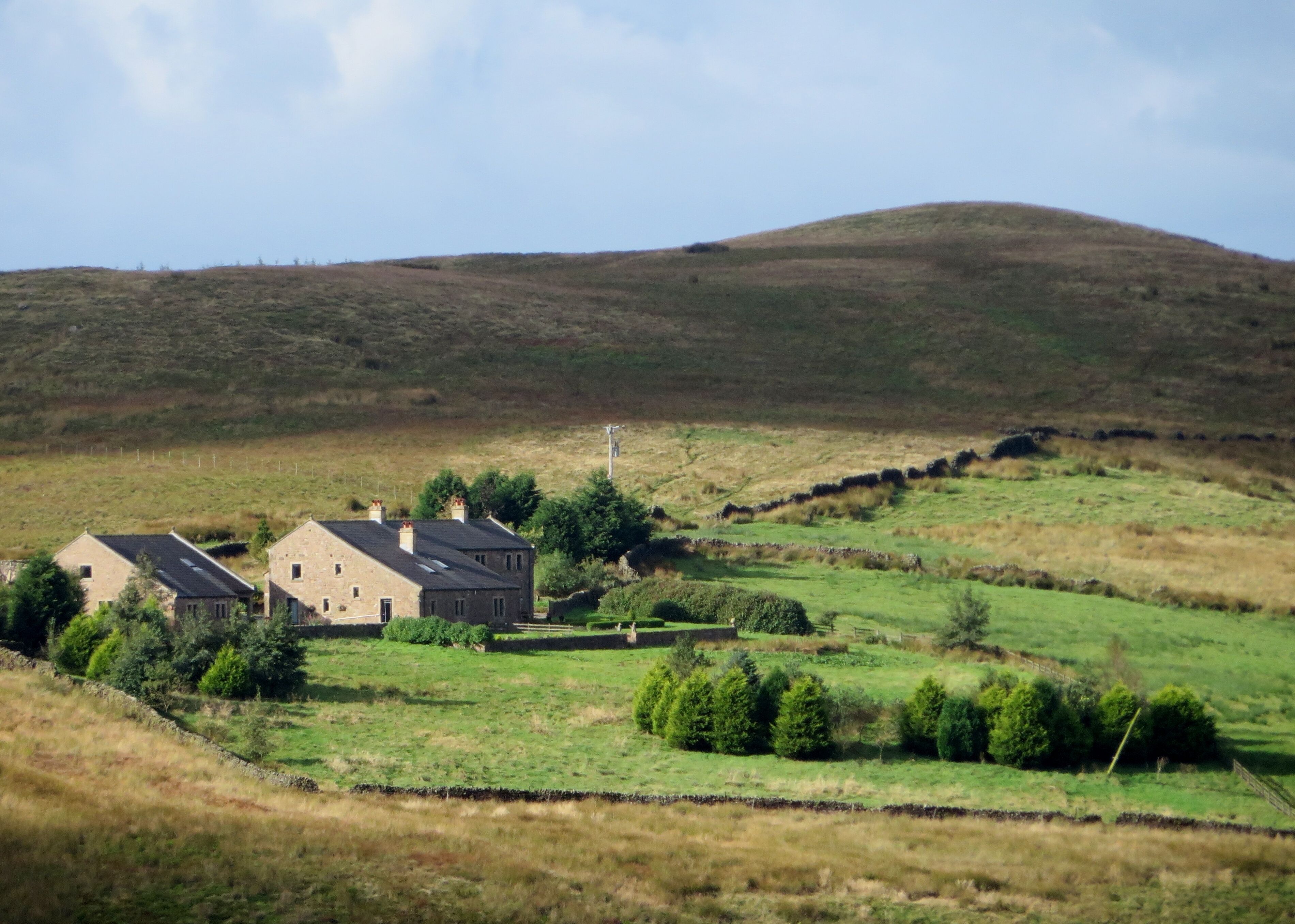 Lower Underhand, Newton, Lancashire. A moorland farmstead under Newton Fells.