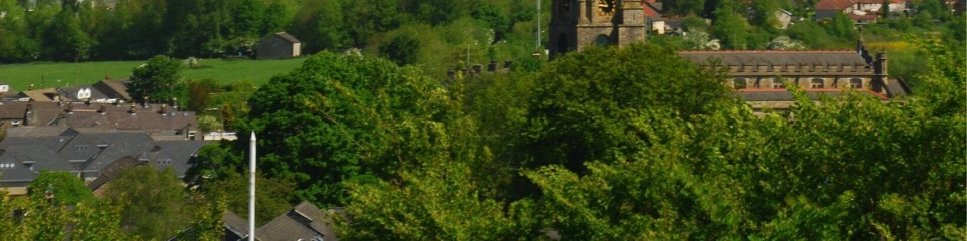 The view from Clitheroe Castle