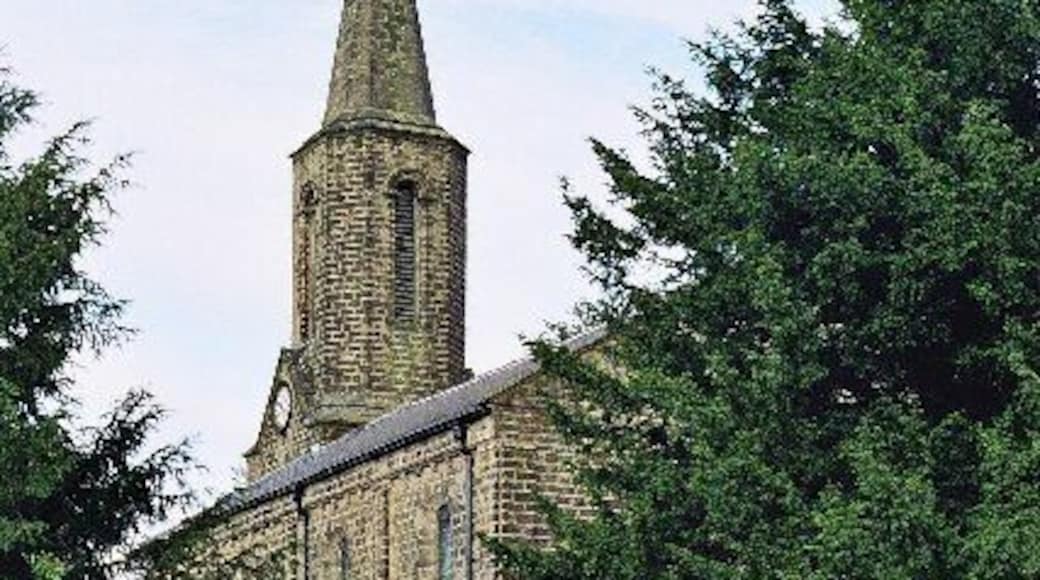 St Nicholas' parish church, Heyhouses, Sabden, Lancashire, seen from the east. Formerly dedicated to St Simon and St Jude.