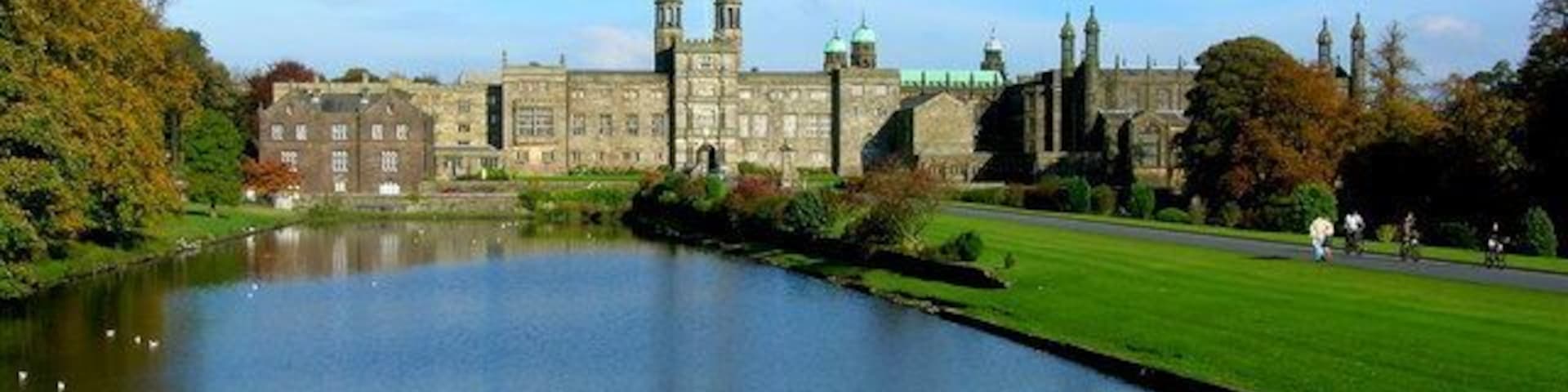 Stonyhurst College in autumn sunshine