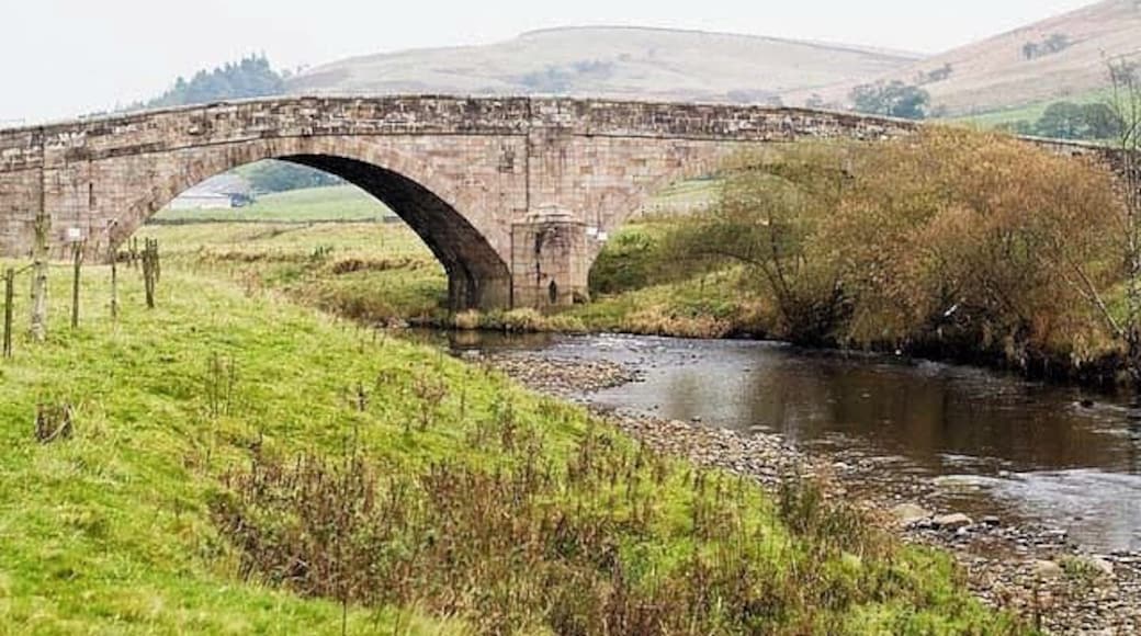 Burholme Bridge Viewed from the west side of the river Hodder.
