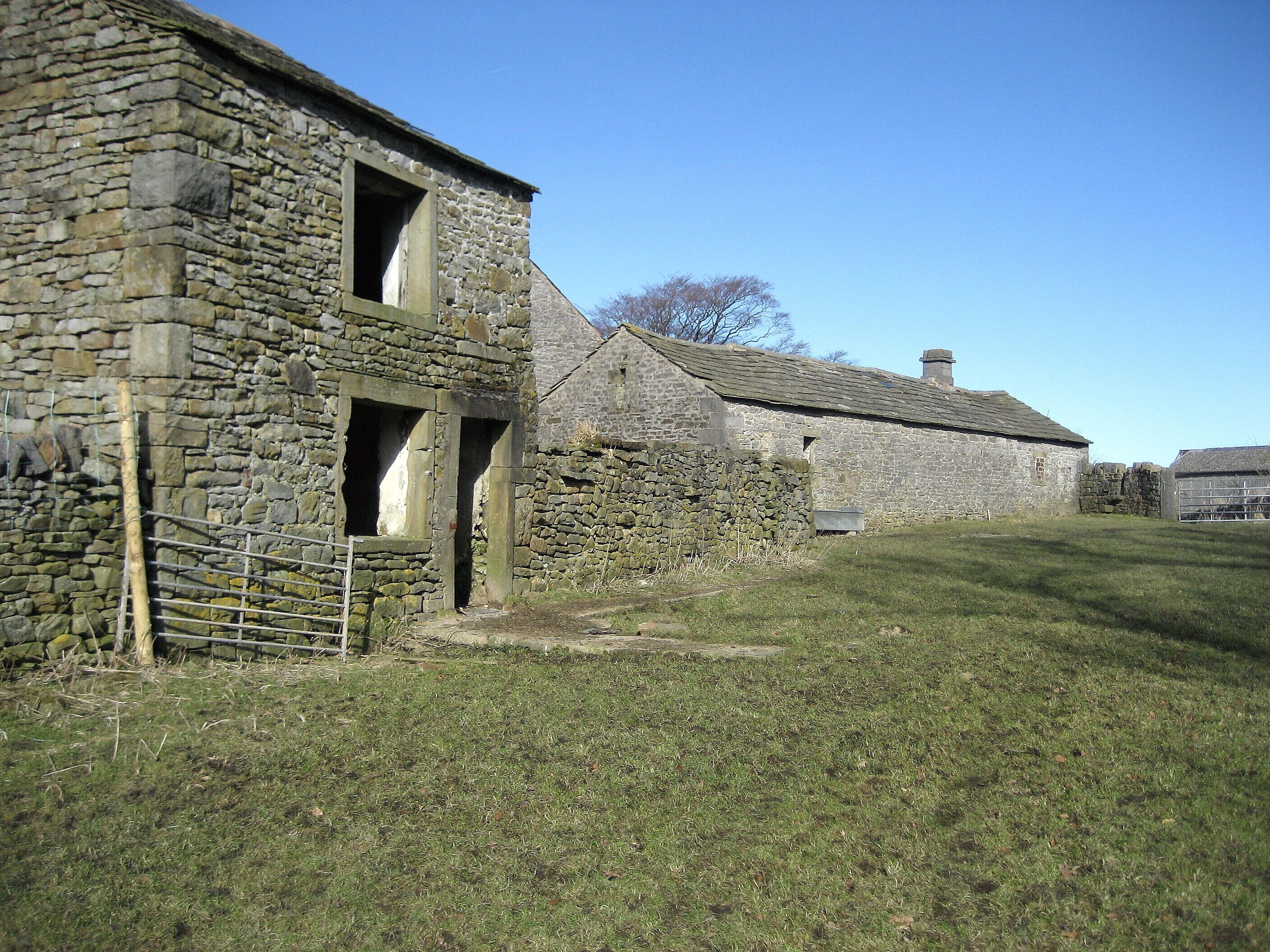 Farm Buildings at Gerna An assortment of interesting stone structures are passed at Gerna on the footpath between Hookcliffe and Clay House.