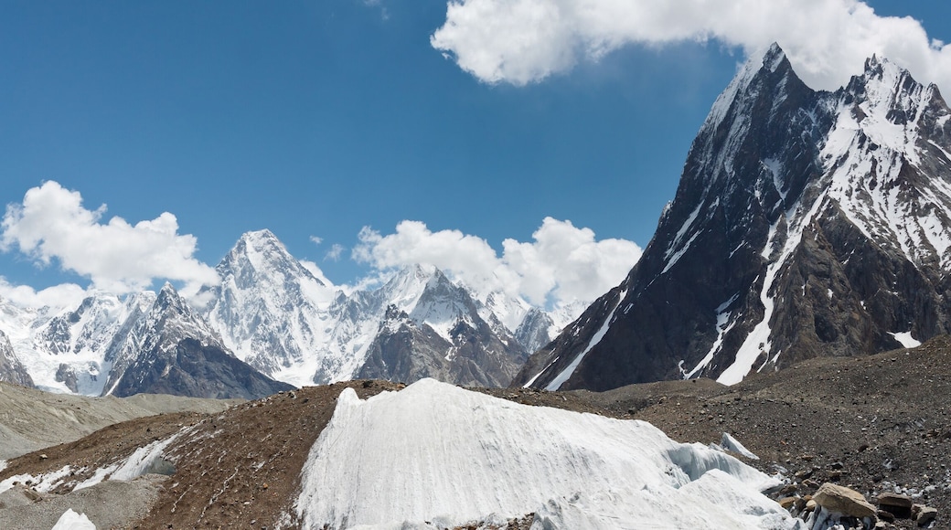 Karakorum Mountains and Glacier Panorama