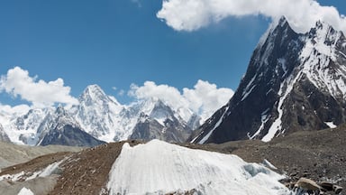 Karakorum Mountains and Glacier Panorama