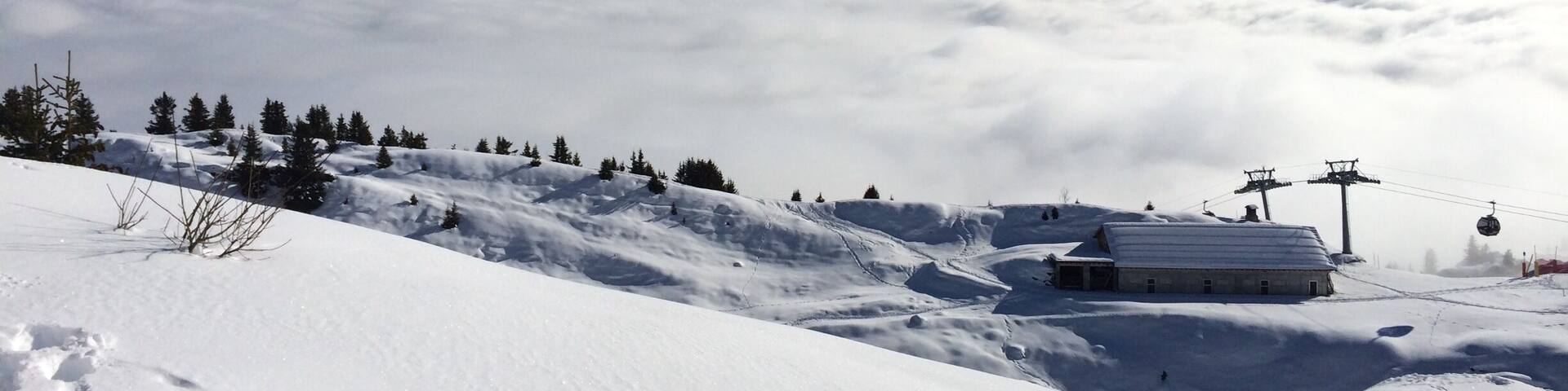Above the clouds in Blatten-Belalp.