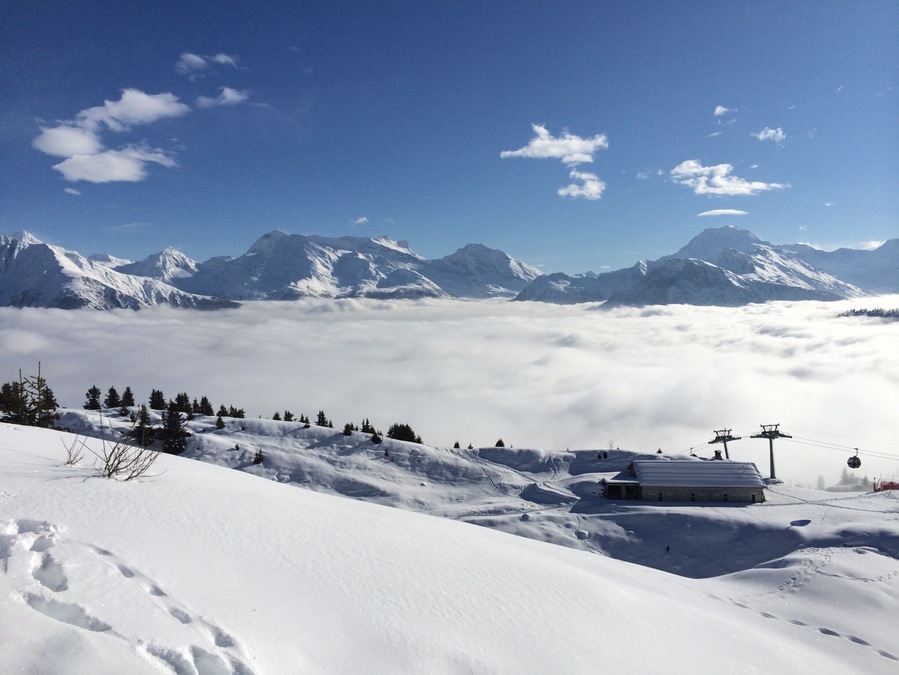 Above the clouds in Blatten-Belalp.