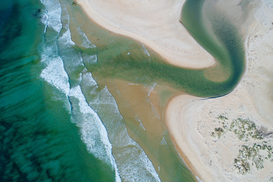 Scamander River estuary, Tasmania, Shutterstock ID 1076421356, Purchase Order: -