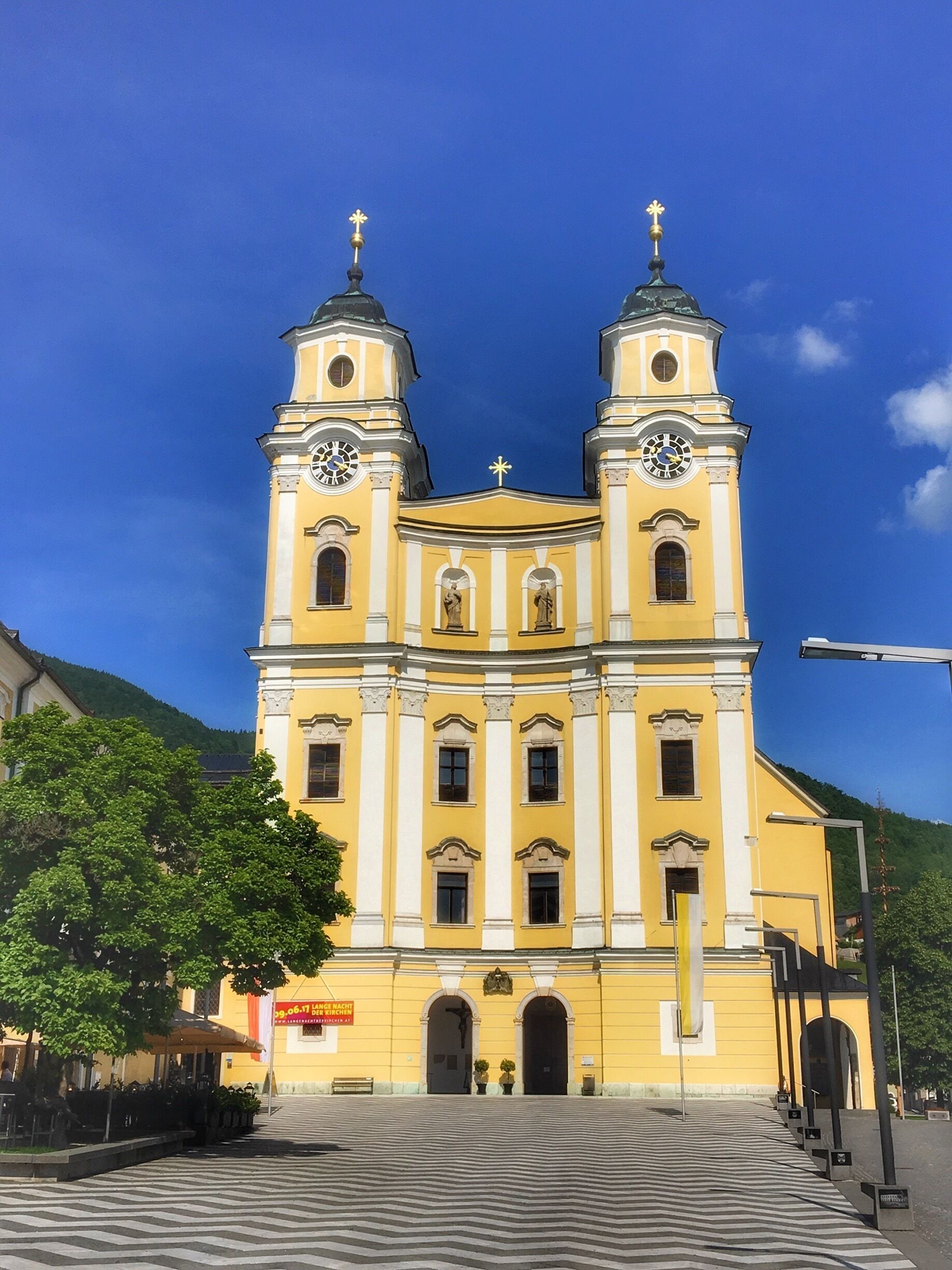 There has been a church here for hundreds of years and this one is equally beautiful inside and out