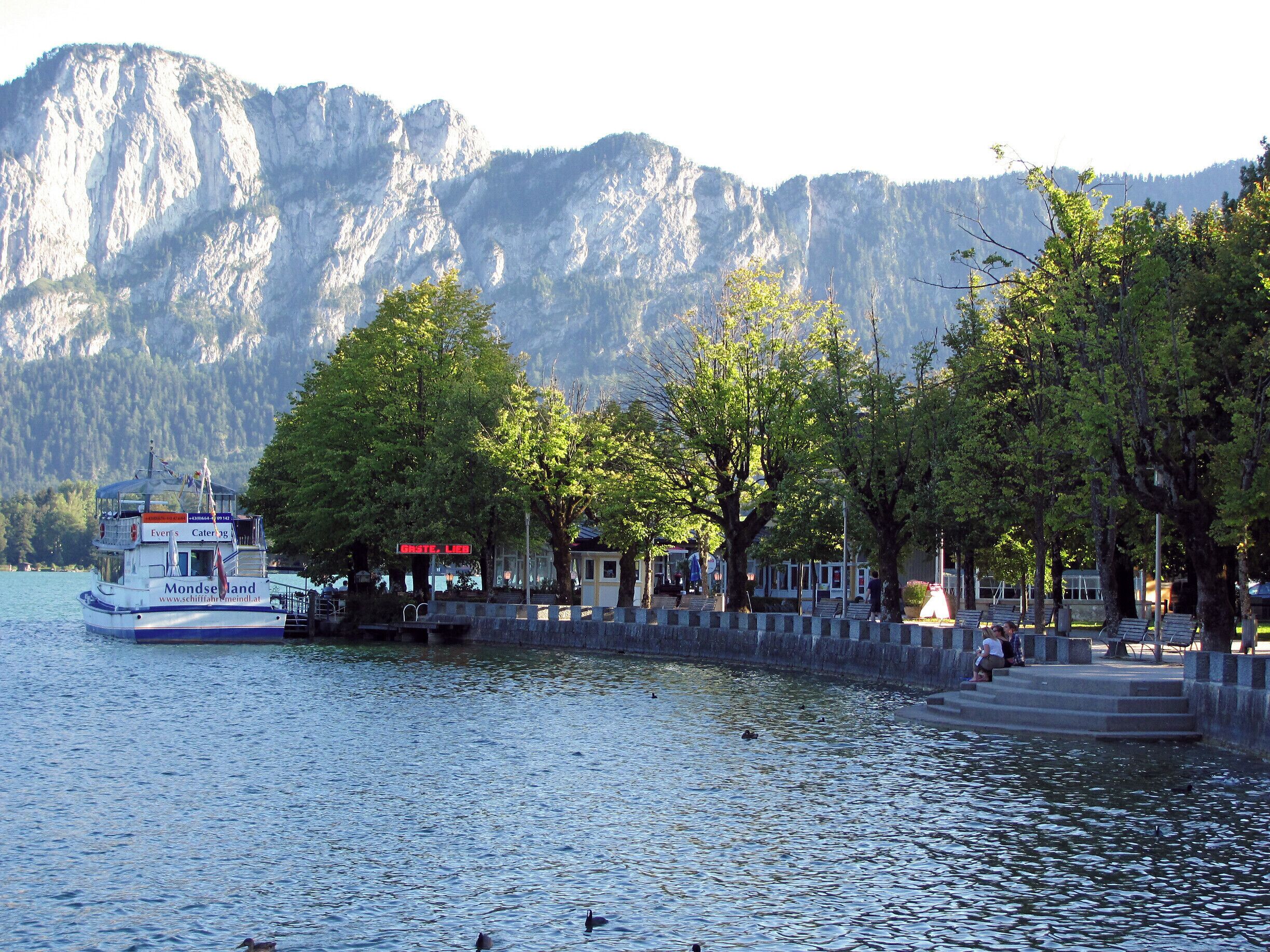 Beautiful lake and mountain view