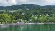 Looking back to the promenade at Mondsee