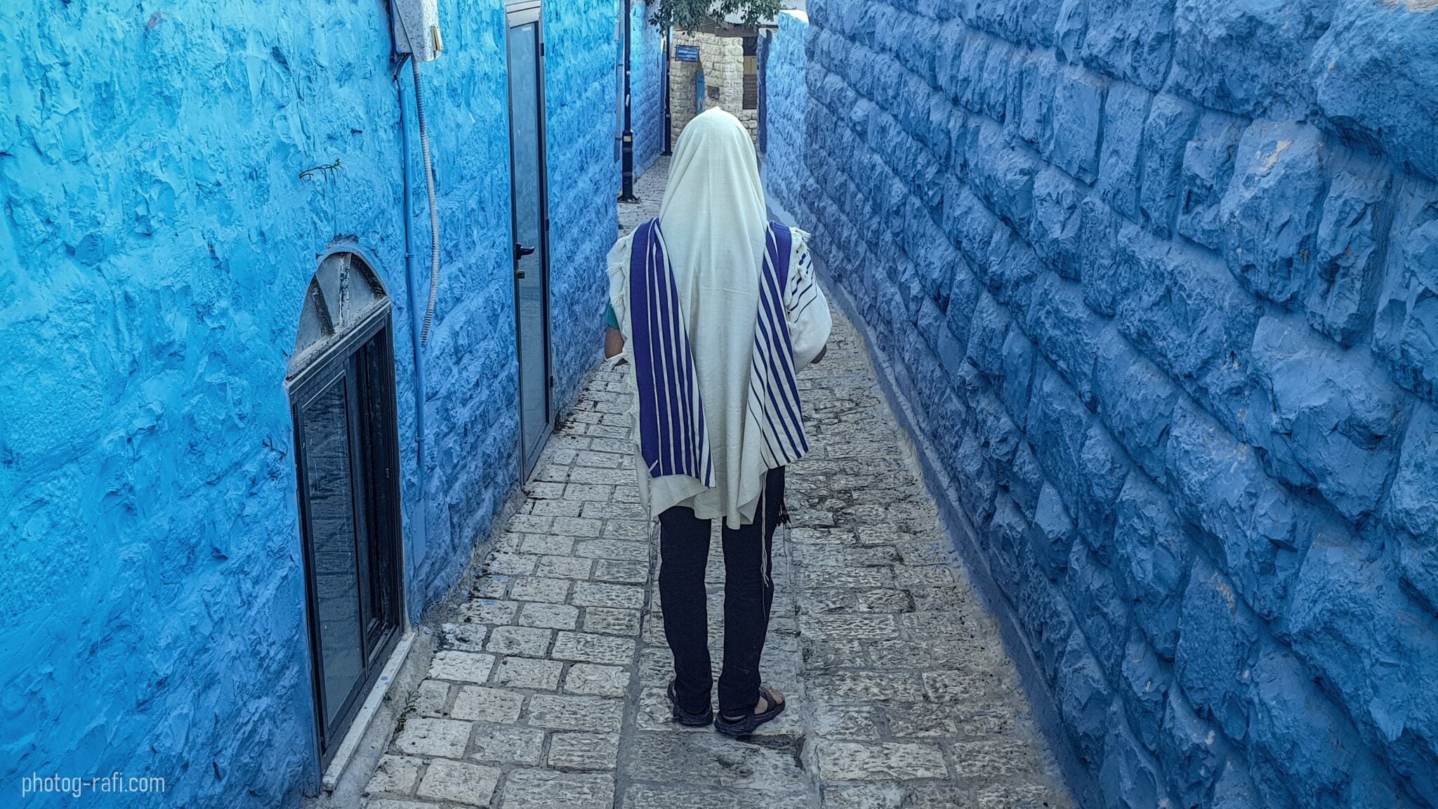 The old city of Safed, a very special and spiritual place. It is a great adventure for a photographer  to walk in the narrow alleys.
 #Trovember