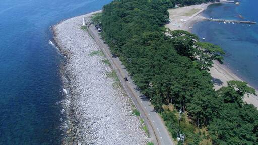Cape Mihama in Heda, Numazu city, Shizuoka prefecture, Japan.