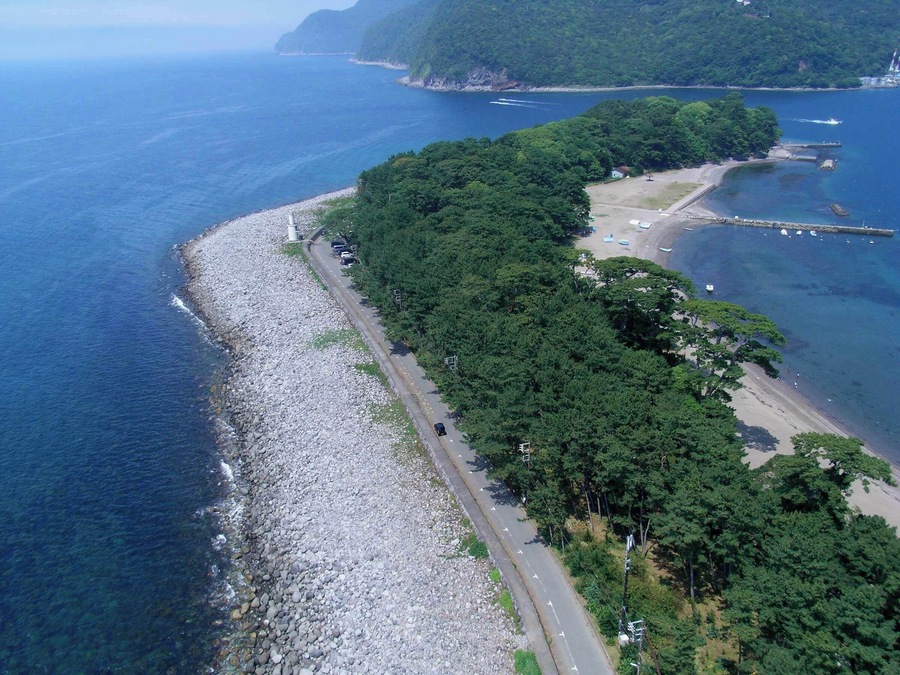 Cape Mihama in Heda, Numazu city, Shizuoka prefecture, Japan.