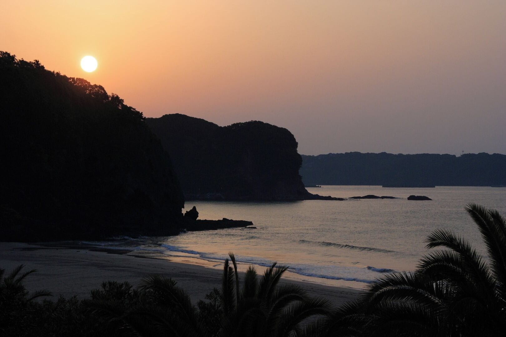 入田浜の日の出, Sunrise in Irita Beach