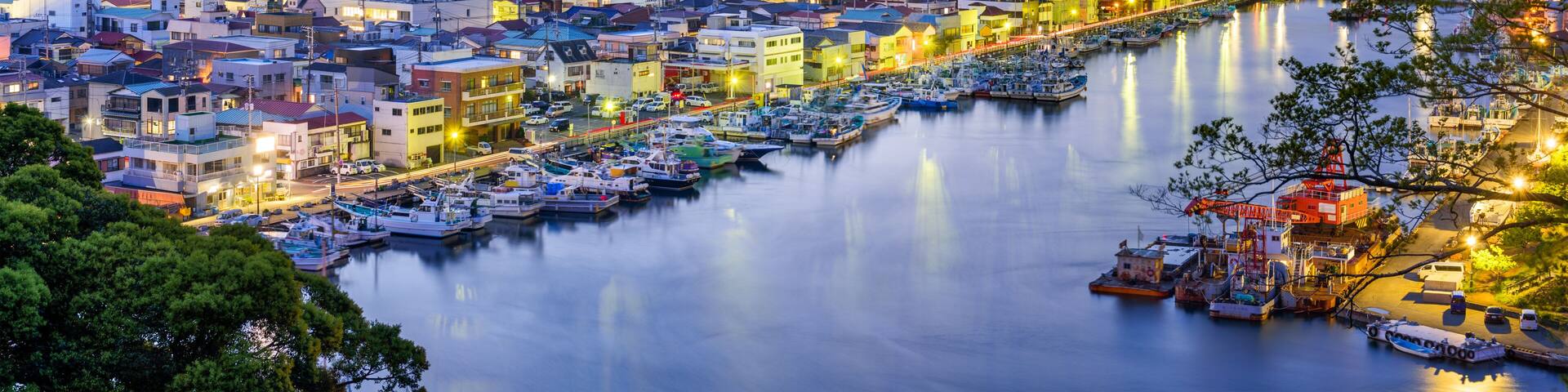 Shimoda, Japan Town Skyline