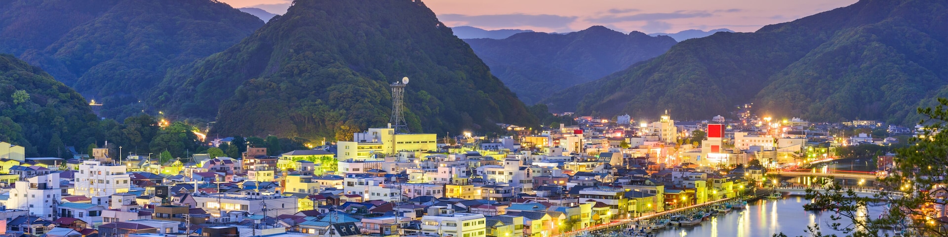 Shimoda, Japan Town Skyline
