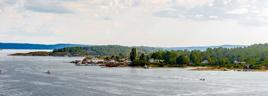 It's Oslofjord, an inlet in the south-east of Norway, stretching from an imaginary line between the Torbjornskjaer and Faerder lighthouses and down to Langesund in the south to Oslo in the north.