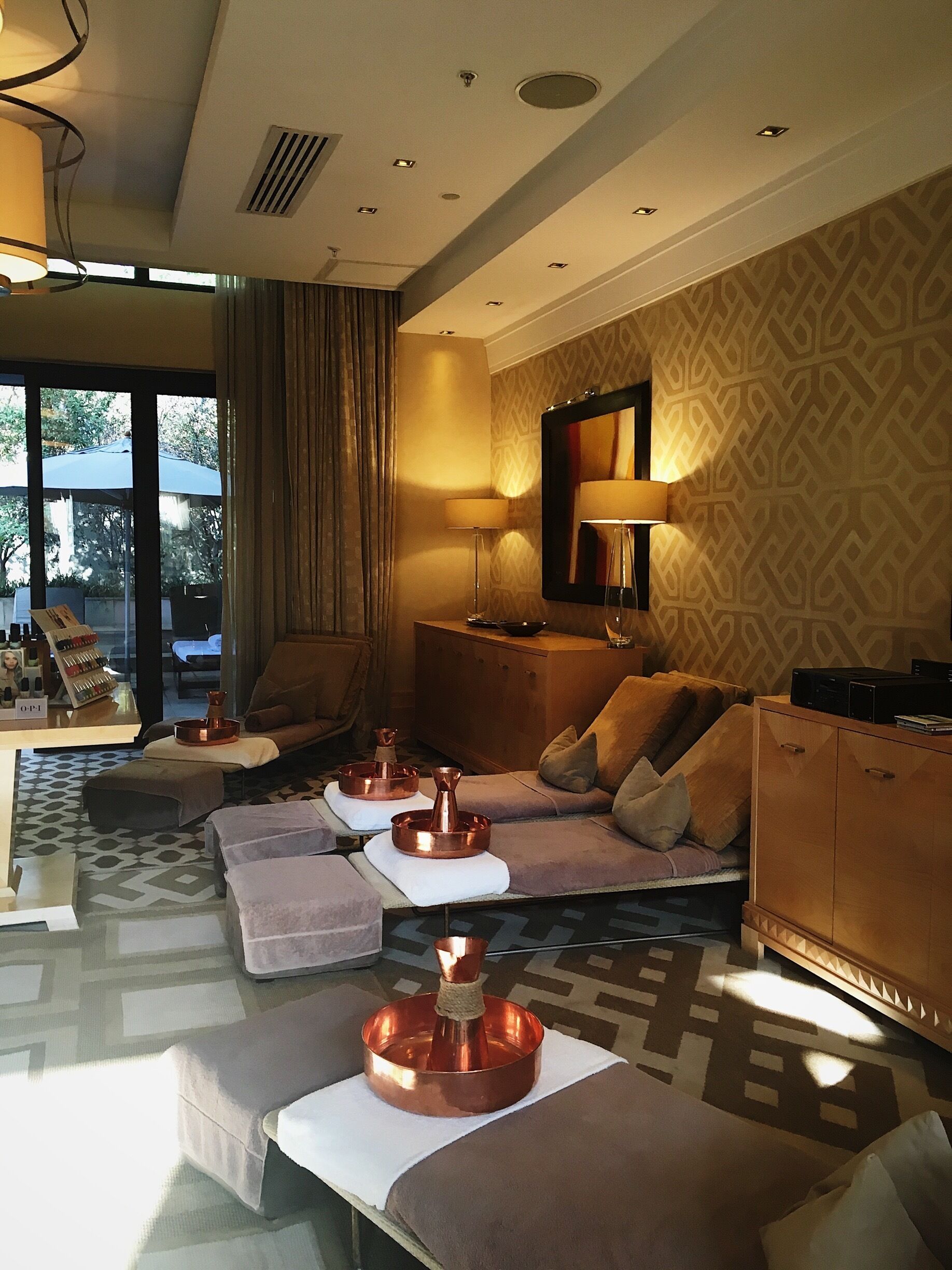 Anyone in need of a mani pedi? The Spa at the Saxon Hotel is a great option!