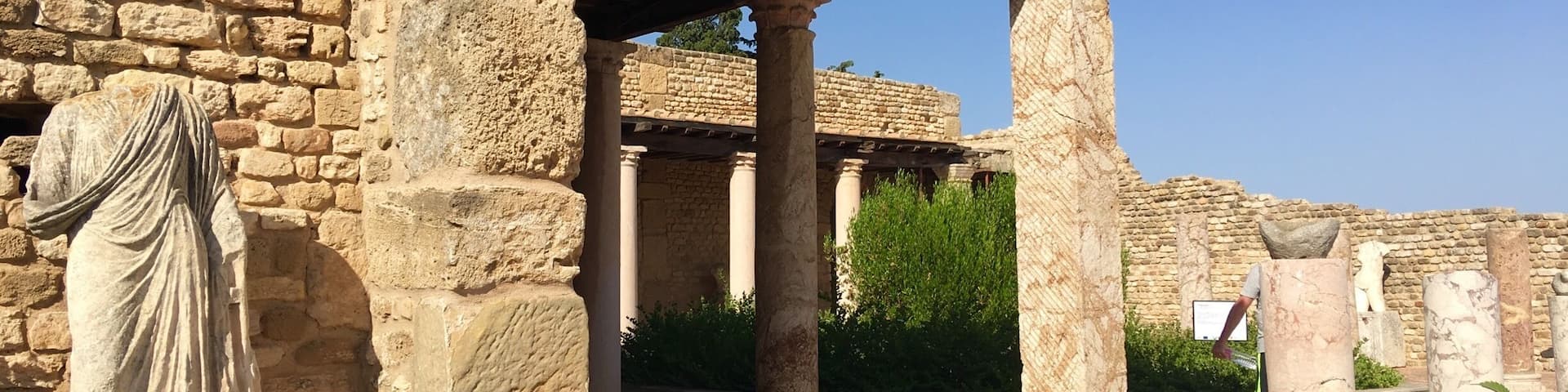 Ancient ruins of Carthage, which was the third largest and important city of the Roman empire....visited the ruins while visiting family in Tunisia :-)