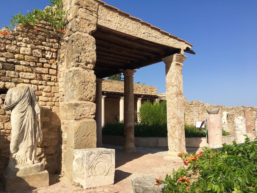 Ancient ruins of Carthage, which was the third largest and important city of the Roman empire....visited the ruins while visiting family in Tunisia :-)