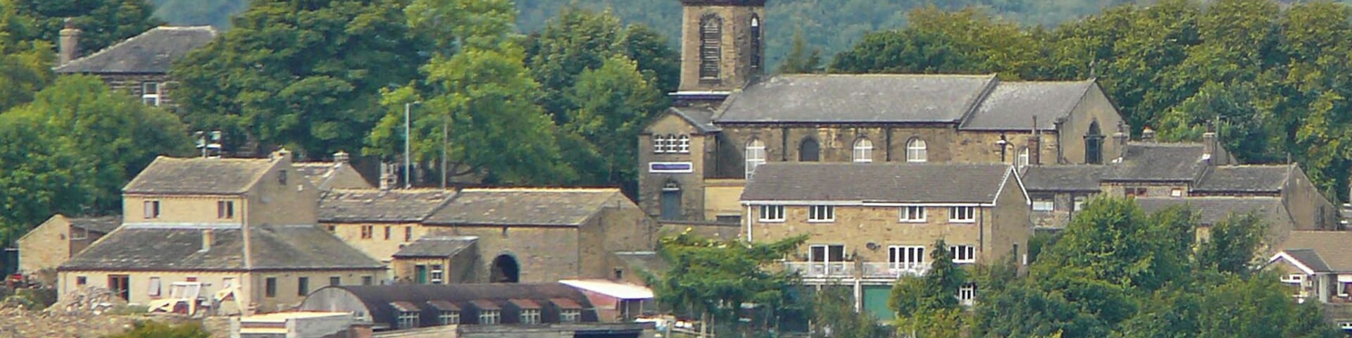 St Andrew's Church, Stainland. William Swinden Barber partly rebuilt and enlarged the church in 1887. Further information can be found here.