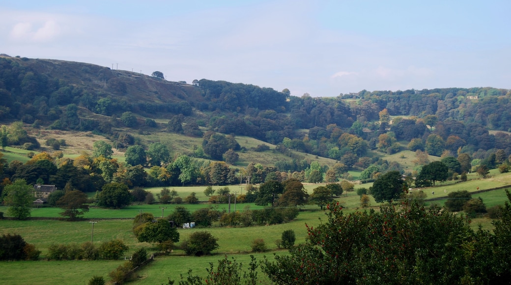 Shibden Valley, from halfway-down Whiskers Lane, Northowram.
