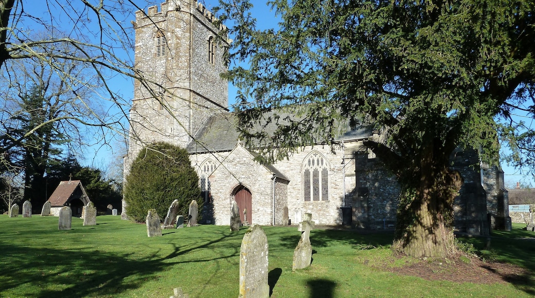 Parish church of St Mary the Virgin, Upottery, Devon, seen from the south