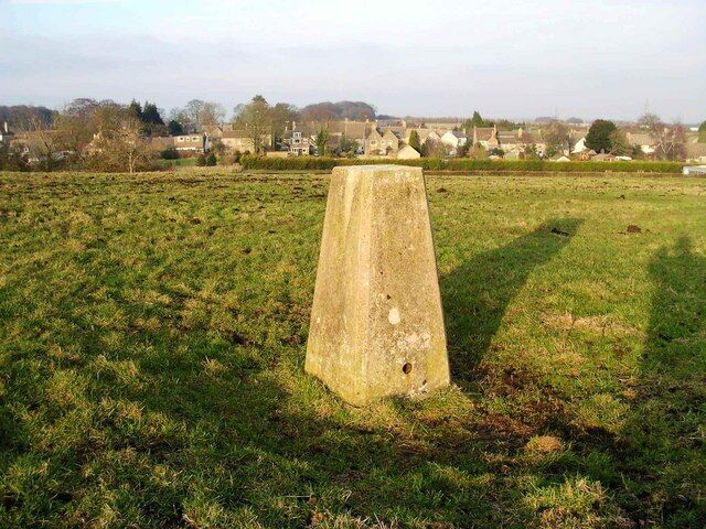 Trig Point 1380 Birdlip Triangulation Pillar at Birdlip
