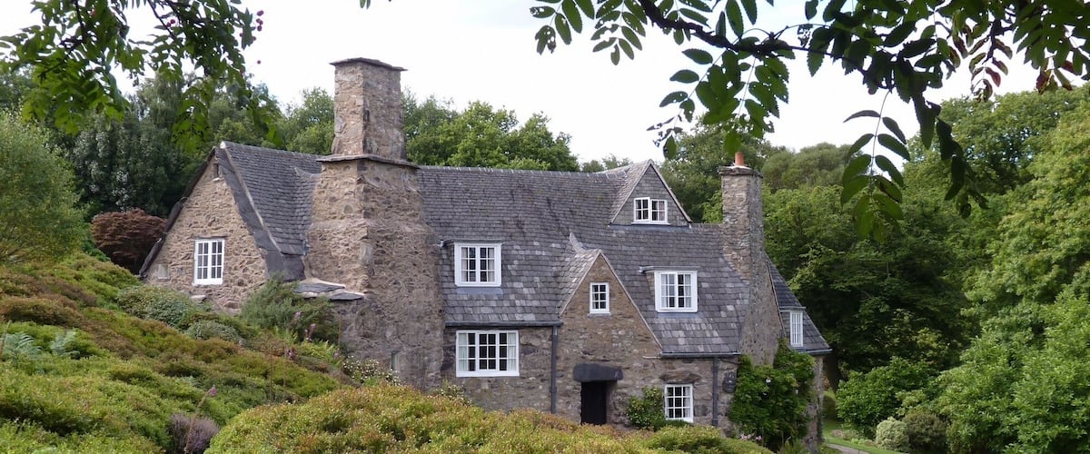 Earnest Gimson's Arts and Craft House (1899) in Charnwood Forest, now a National Trust property.
