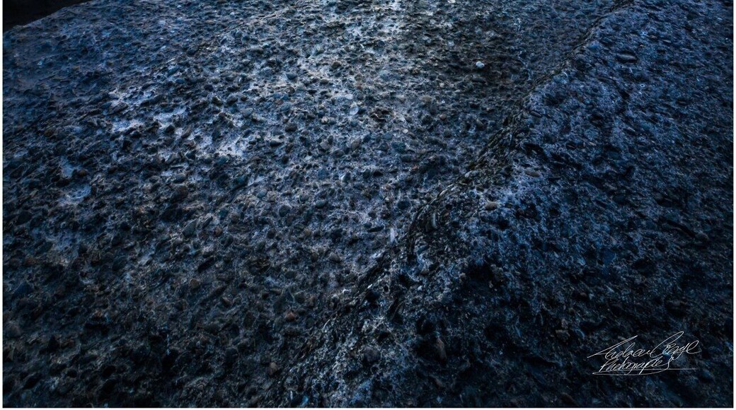 Watching the sun go down across Crosby Beach in Liverpool