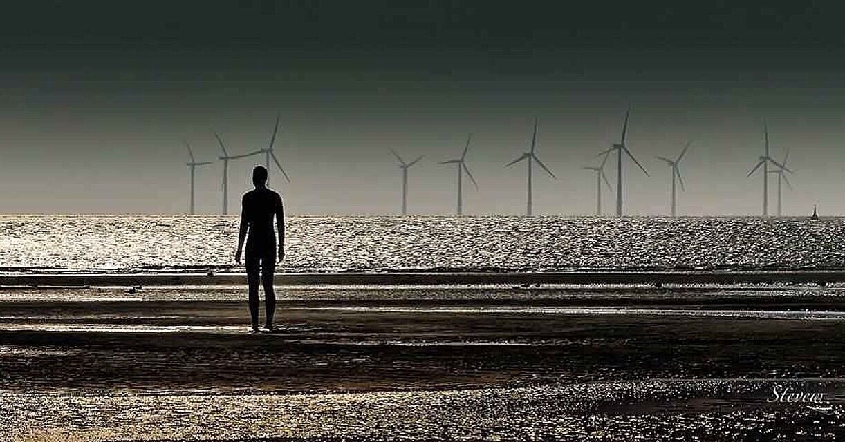 The Iron Men of Crosby one of the 100 scattered along the Shoreline

