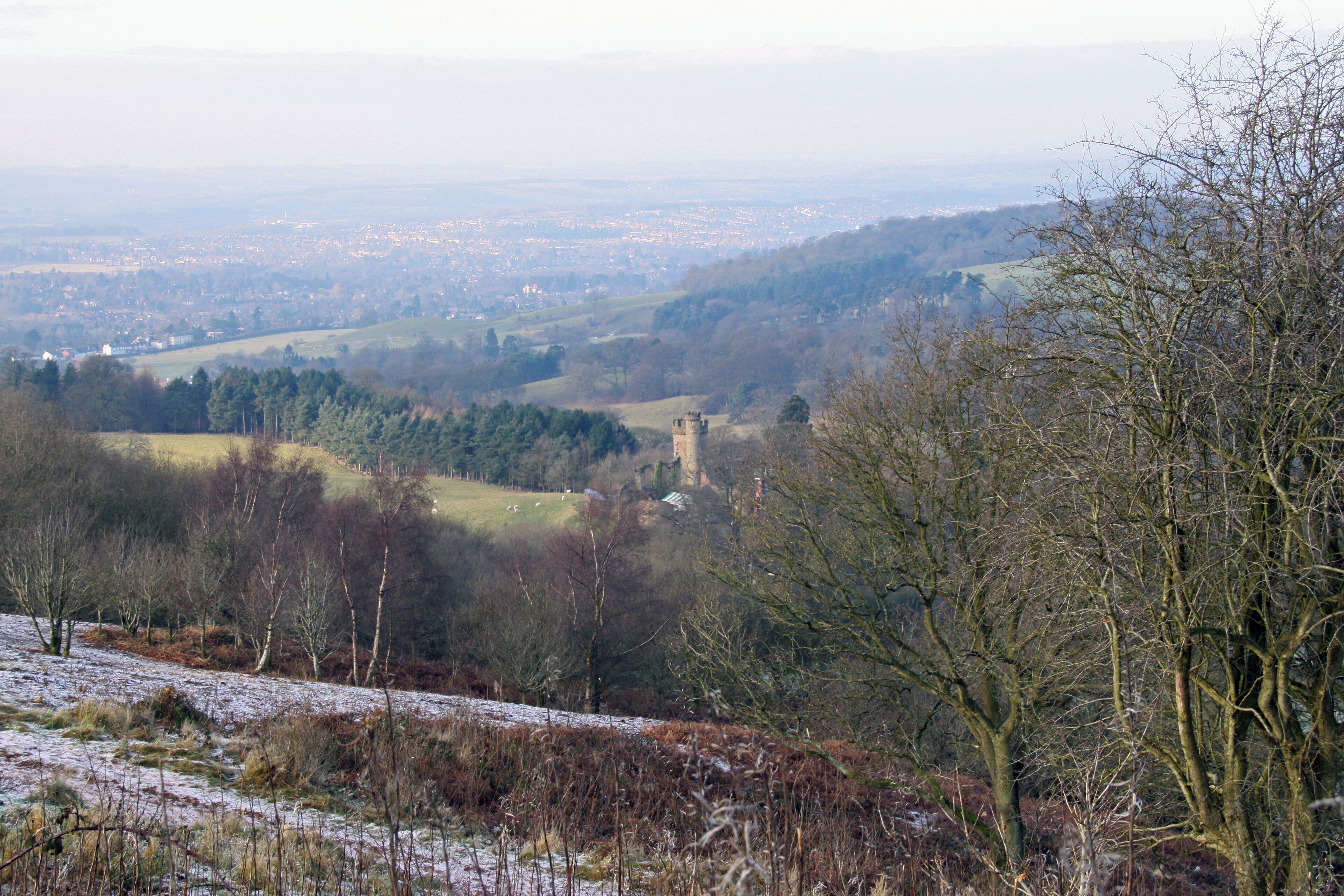 The day after New Year's Day and the temperature has risen to just above freezing point.