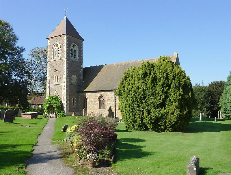 Holy Cross Church at Bobbington, Staffordshire