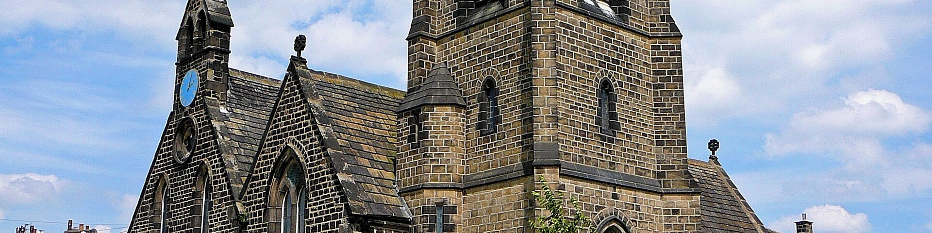 Parish church of St John the Evangelist, Baildon, West Yorkshire, seen from the southwest