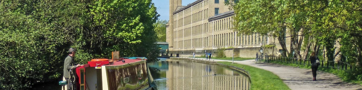 Leeds and Liverpool Canal at Saltaire