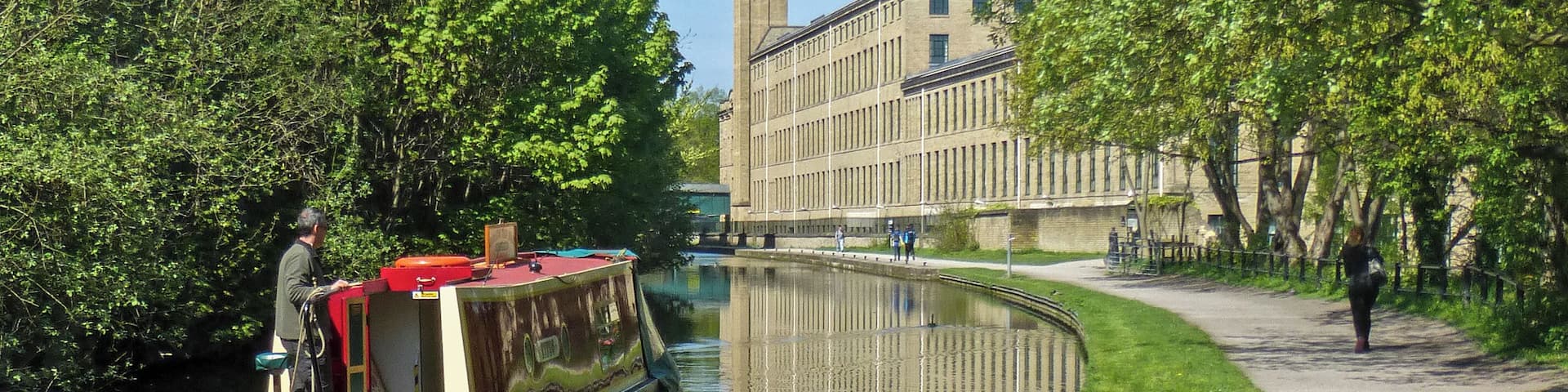 Leeds and Liverpool Canal at Saltaire