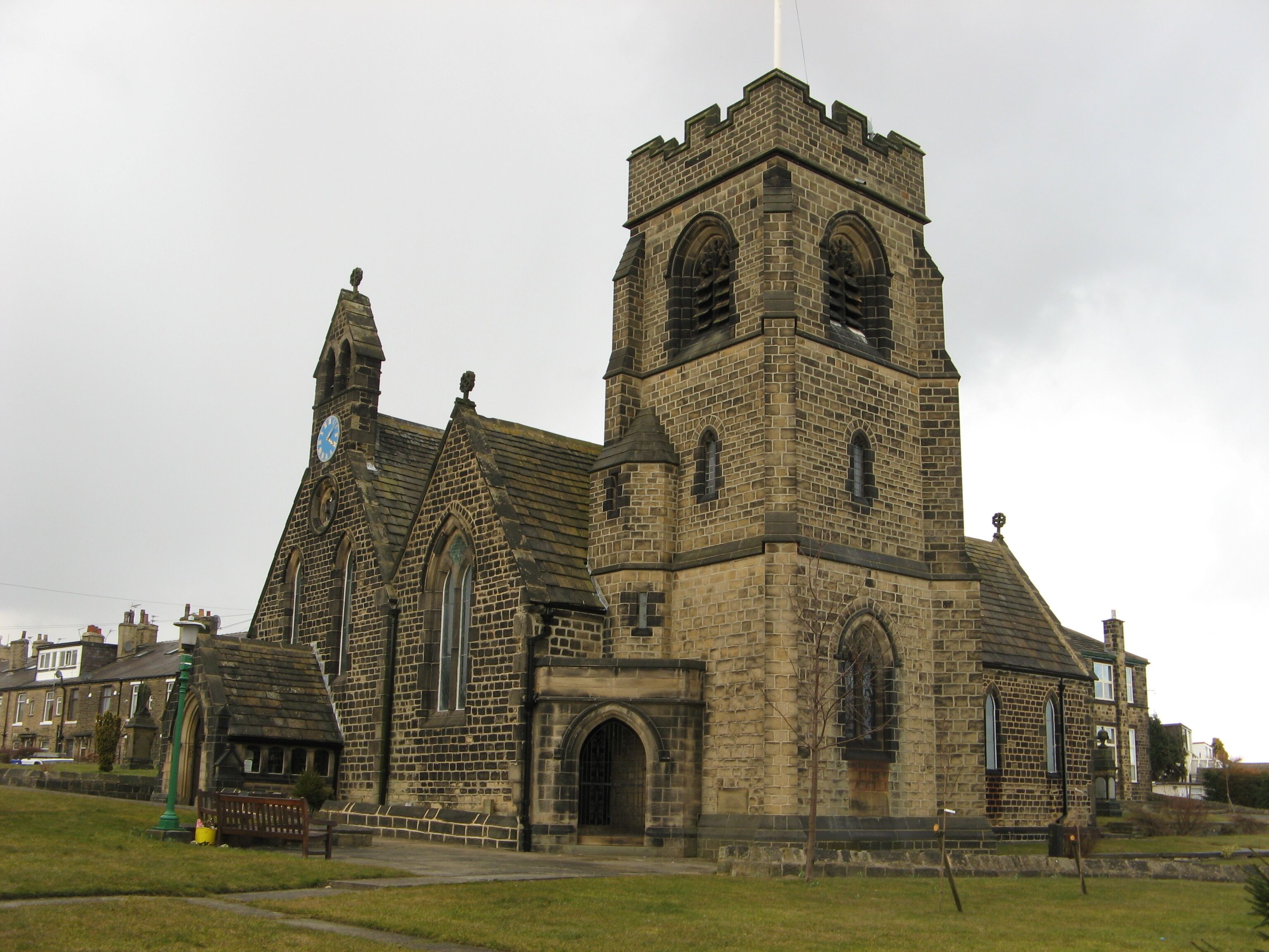 St John's Church, Hallcliffe, Baildon Built in 1848, with the tower added in 1928.
