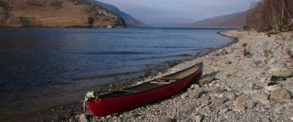Looking NW up Loch Luichart A beautifully clear day with fine views to distant peaks.